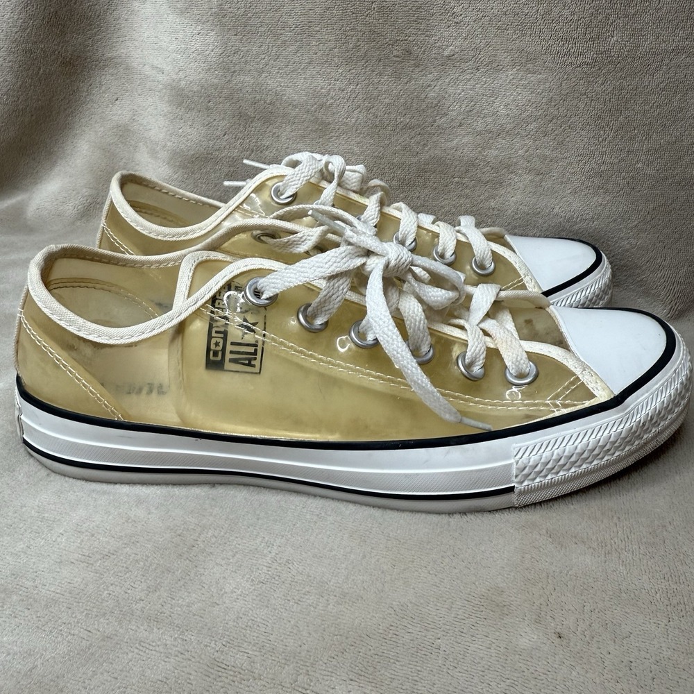Converse‎ All Star Clear Transparent Chuck Taylor Sneakers Shoes Womens 7 Mens 5